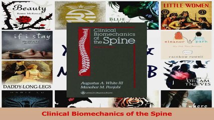 PDF Download  Clinical Biomechanics of the Spine PDF Online
