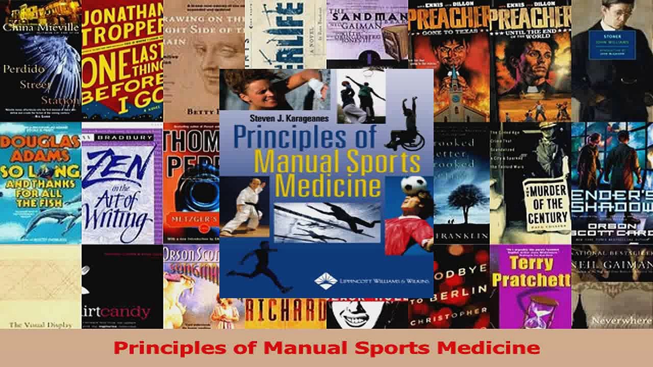 PDF Download  Principles of Manual Sports Medicine Download Full Ebook