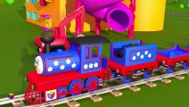 Shapes for kids children grade 1. Learn 3D shapes (geometric solids) with Choo-Choo Train