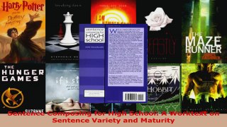 Read  Sentence Composing for High School A Worktext on Sentence Variety and Maturity Ebook Free