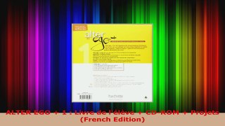 Read  ALTER EGO  1  Livre de lélève  CDROM  Projets French Edition PDF Online