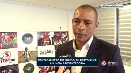 Gilberto Silva anuncia aposentadoria