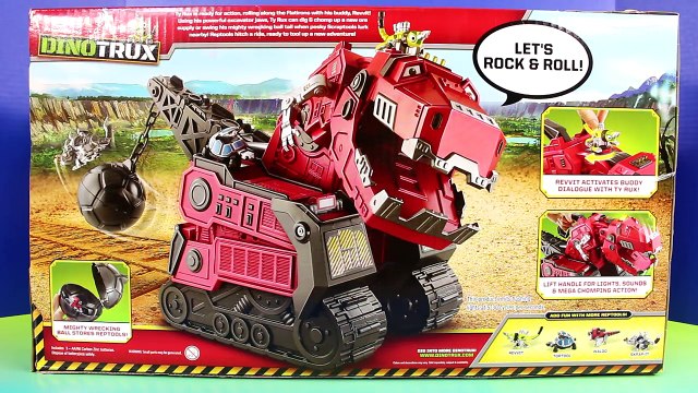 Dinotrux Mega Chompin Ty Rux Dino Revvit Reptool Search For Ore And Battle Imaginext T-Rex