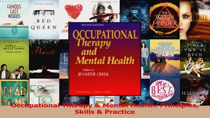 Occupational Therapy  Mental Health Principles Skills  Practice PDF