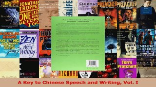 Read  A Key to Chinese Speech and Writing Vol I EBooks Online