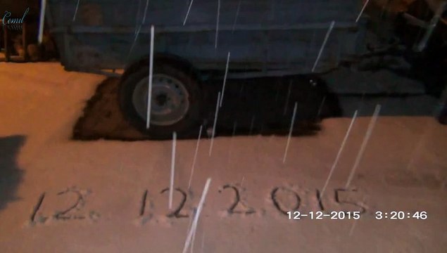 12 Aralık 2015 - Sezonun ilk Kar yağışı