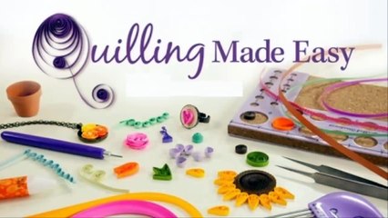 Descargar video: Quilling Made Easy %23 How to make Beautiful Card Design Flower using Paper -Paper Quilling Art_39