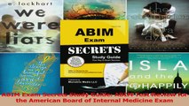 ABIM Exam Secrets Study Guide ABIM Test Review for the American Board of Internal Download