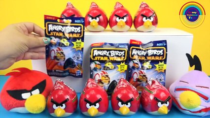 Angry Birds Toys Surprise Eggs Star Wars Surprise Bags Bad Piggies Red Angry Bird