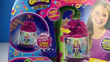 GLITZI GLOBES FAIRY LANTERN Glow in the Dark Light Kids Glitter Toys