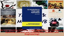 PDF Download  An Introduction to Fuzzy Logic Applications Intelligent Systems Control and Automation Read Online