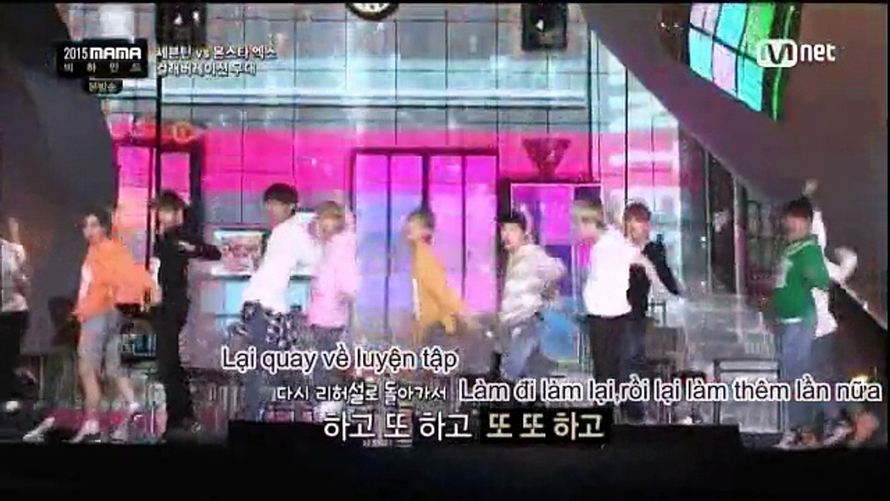 [Vietsub] Seventeen @MAMA 2015 Behind the Scene