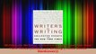 Read  Writers on Writing Collected Essays from The New York Times Writers on Writing Times Ebook Free