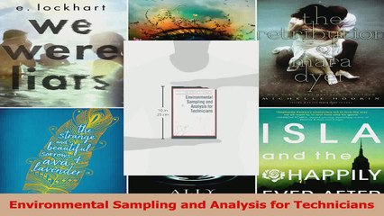 Environmental Sampling and Analysis for Technicians PDF