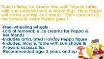 kids Peppa Pig Holiday Time Ice Cream Van With Accessories Playset Food (TV Genre)