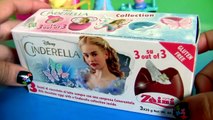 Disney Cinderella 3D Film Chocolate Surprise Eggs 3-pack Zaini same as Kinder Huevos Sorpr