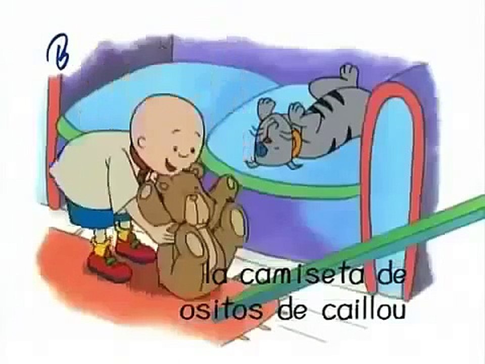 Caillou La camiseta de ositos Discovery kids latino en español