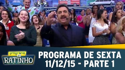 Programa do Ratinho 11.12.15 - Sexta - Parte 1
