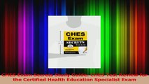 CHES Exam Secrets Study Guide CHES Test Review for the Certified Health Education Read Online