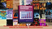 Environmental Toxicology Biological and Health Effects of Pollutants Second Edition PDF