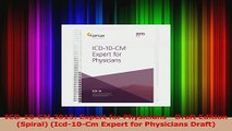 Read  ICD10CM 2015 Expert for Physicians  Draft Edition Spiral Icd10Cm Expert for Ebook Online