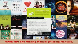 Read  NOOK HD The Missing Manual Missing Manuals Ebook Free