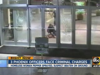Three Phoenix officers face criminal charges