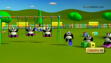 10 Little pandas | Ten little pandas | Nursery rhymes | Baby songs | Kiddiestv