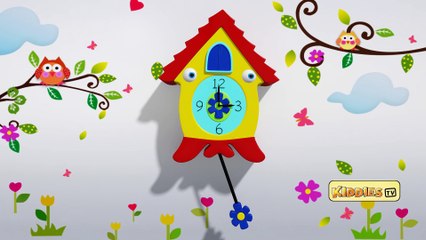 Cuckoo clock song | Nursery rhymes | Baby songs | Kiddiestv