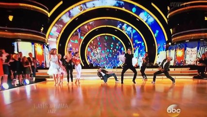 Hayes Grier and Emma Slater Famous Dances Night Jazz Week 6