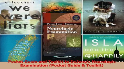 Pocket Guide and Toolkit to DeJongs Neurologic Examination Pocket Guide  Toolkit Download