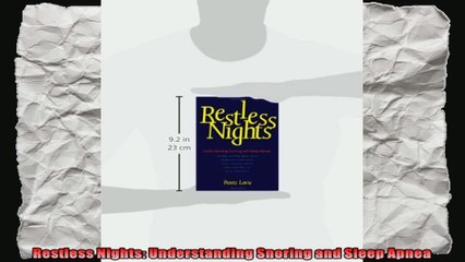 Restless Nights Understanding Snoring and Sleep Apnea