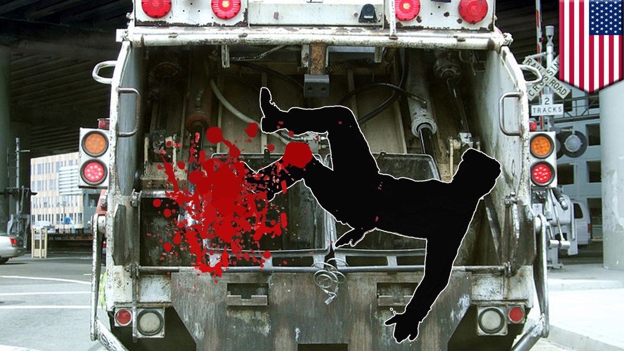 Homeless man survives being crushed twice in garbage truck's trash compactor