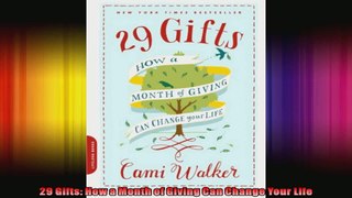 29 Gifts How a Month of Giving Can Change Your Life