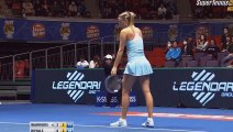 Maria Sharapova vs Ana Ivanovic tennis highlights IPTL 2015