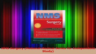 Read  NMS Surgery National Medical Series for Independent Study Ebook Free