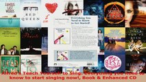 Read  Alfreds Teach Yourself to Sing Everything you need to know to start singing now Book  EBooks Online