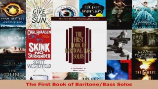 Read  The First Book of BaritoneBass Solos Ebook Free