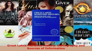 Read  Great Lakes Maritime History Bibliography and Sources of Information PDF Free