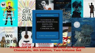 Handbook of Environmental Data on Organic Chemicals 4th Edition TwoVolume Set PDF