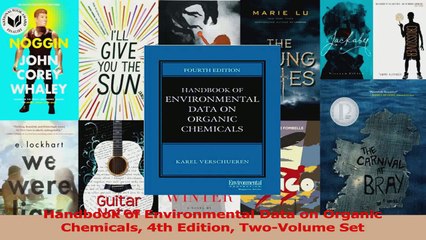 Handbook of Environmental Data on Organic Chemicals 4th Edition TwoVolume Set PDF