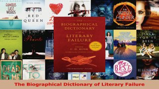 Read  The Biographical Dictionary of Literary Failure EBooks Online