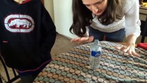 Mom Pranks Son With Water Bottle Magic Trick
