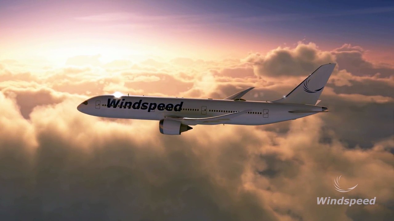 Vue du ciel à 360° dans cet avion