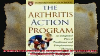 Arthritis Action Program An Integrated Plan Of Traditional And Complementary Therapies