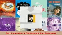 PDF Download  Burt Lancaster A Filmography And Biography Read Online