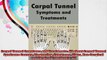 Carpal Tunnel Symptoms and Treatments All about Carpal Tunnel Syndrome Causes Diagnosing