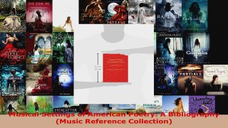 Download  Musical Settings of American Poetry A Bibliography Music Reference Collection PDF Online