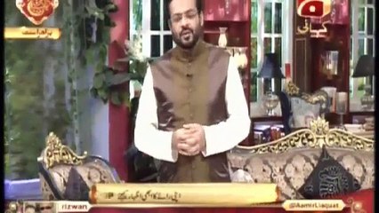 Subh e Pakistan with Dr Aamir Liaqat on Geo Kahani - 11th December 2015 Part 1