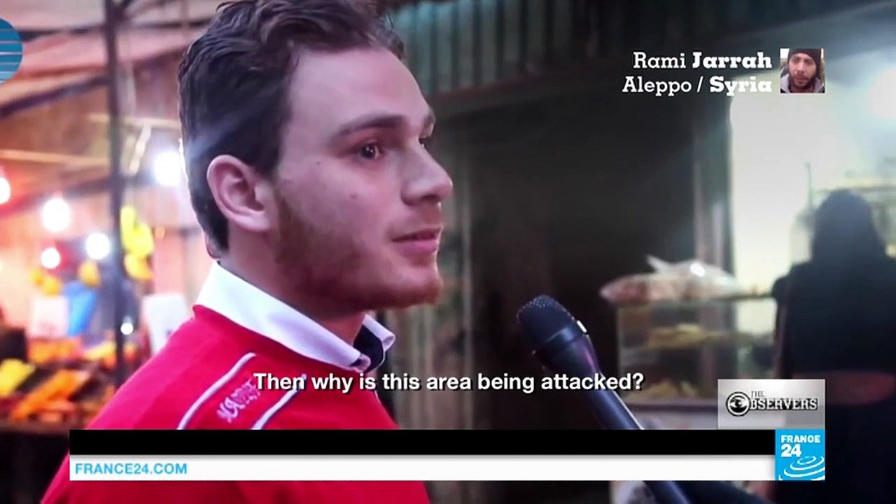 Who is Russia bombing in Aleppo?